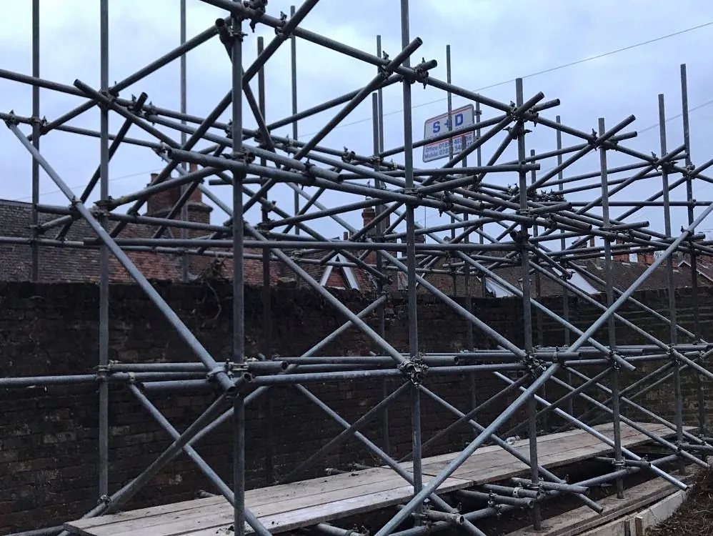 Some of our scaffolding work