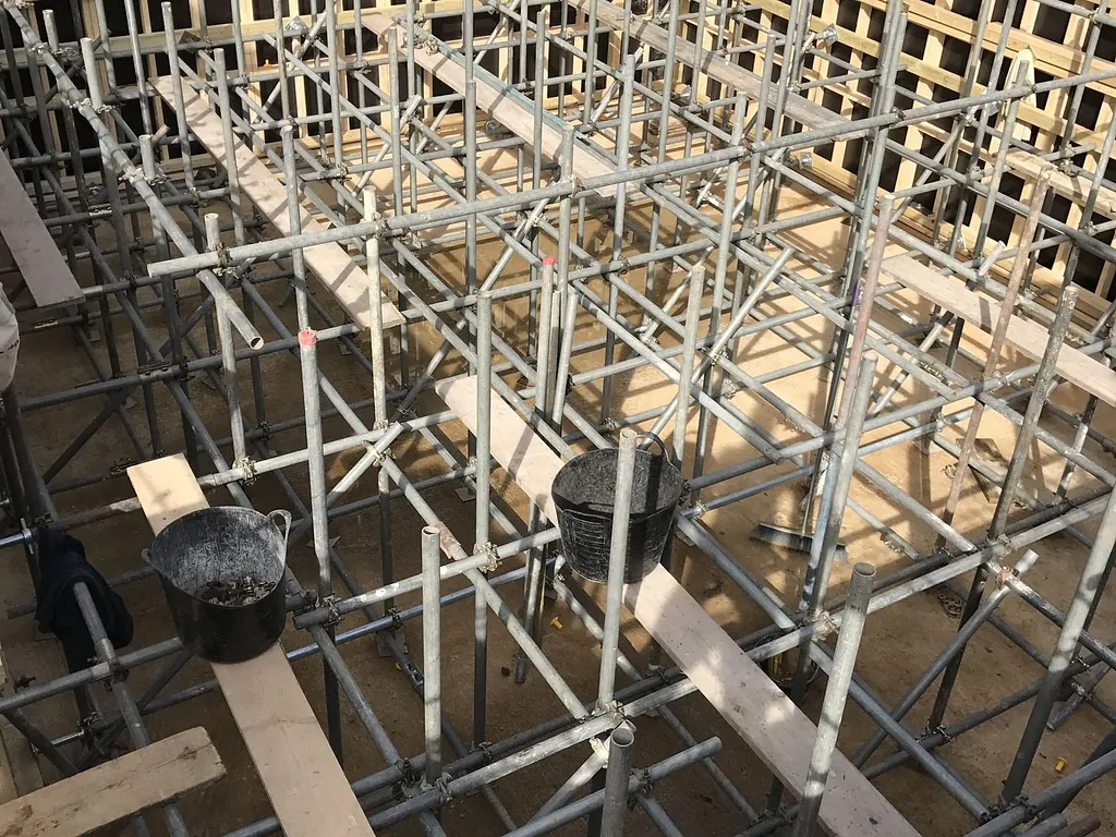 Some of our domestic scaffolding